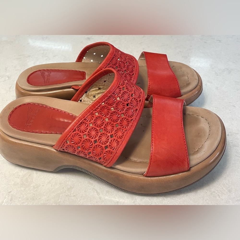 Dansko Platform Slide Sandals - Picture 2 of 3
